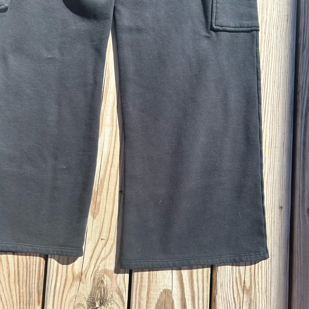 Gilly Hicks Black cotton cargo sweatpants with elastic waistband Size Small Flaw - Picture 15 of 16